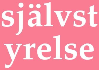 Synonym självstyrelse