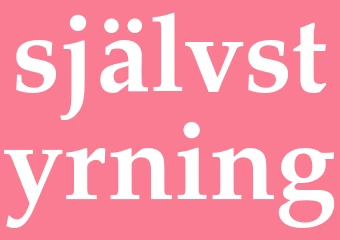 Synonym självstyrning