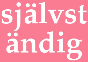 Synonym självständig