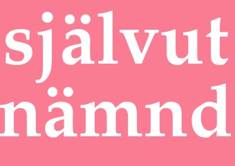 Synonym självutnämnd