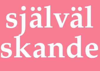 Synonym självälskande