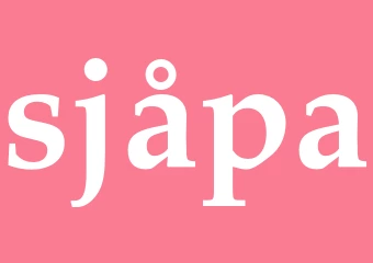Synonym sjåpa