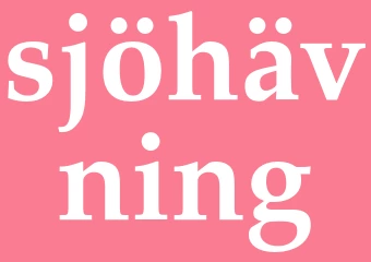 Synonym sjöhävning