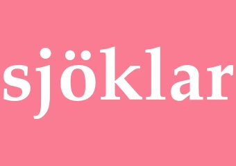 Synonym sjöklar