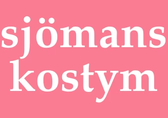Synonym sjömanskostym