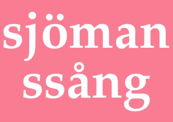 Synonym sjömanssång