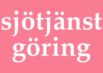 Synonym sjötjänstgöring