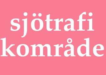Synonym sjötrafikområde