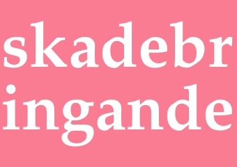 Synonym skadebringande