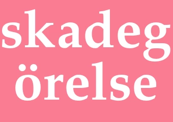 Synonym skadegörelse