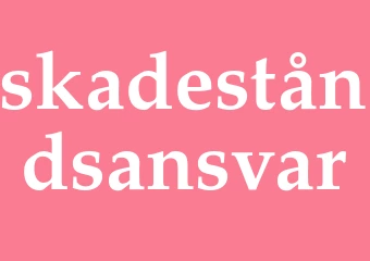 Synonym skadeståndsansvar
