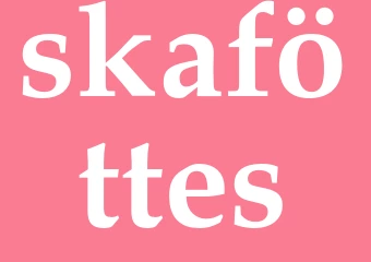 Synonym skaföttes