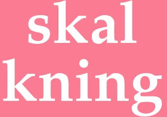 Synonym skalkning