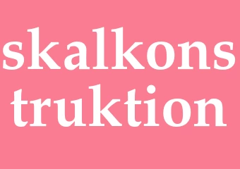 Synonym skalkonstruktion
