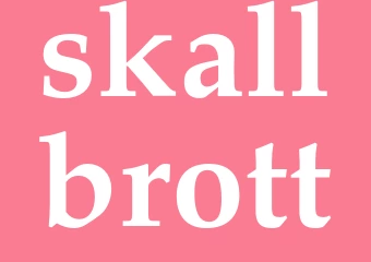 Synonym skallbrott