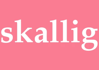 Synonym skallig