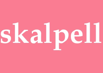 Synonym skalpell