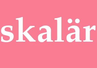 Synonym skalär