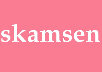 Synonym skamsen