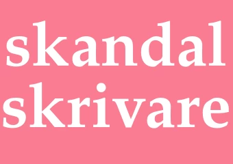 Synonym skandalskrivare