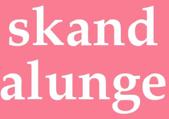 Synonym skandalunge
