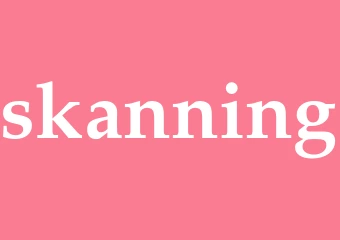 Synonym skanning