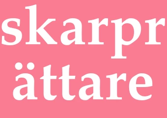Synonym skarprättare
