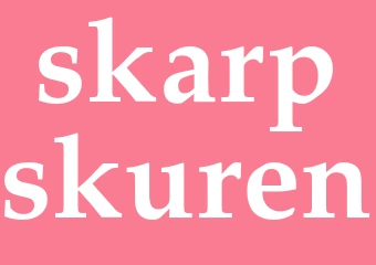 Synonym skarpskuren