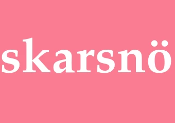 Synonym skarsnö