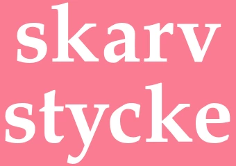 Synonym skarvstycke