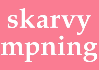 Synonym skarvympning