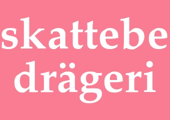 Synonym skattebedrägeri