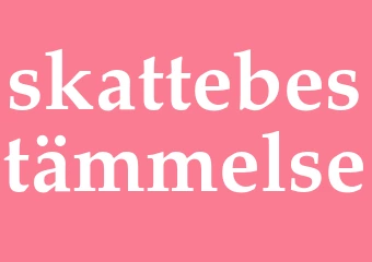 Synonym skattebestämmelse