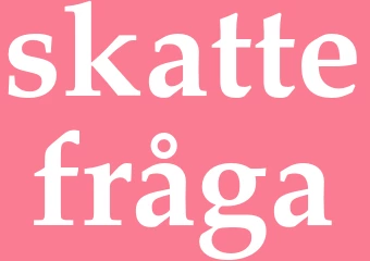 Synonym skattefråga