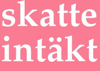Synonym skatteintäkt