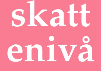 Synonym skattenivå