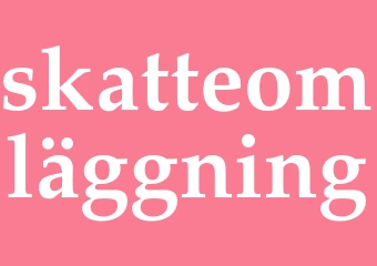 Synonym skatteomläggning