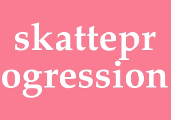 Synonym skatteprogression
