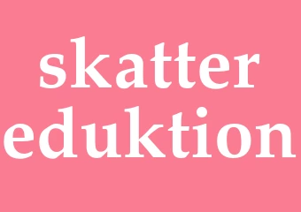 Synonym skattereduktion