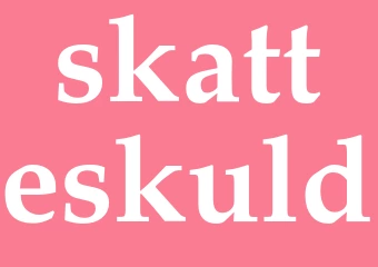 Synonym skatteskuld