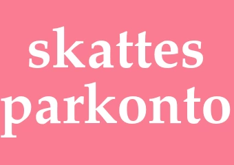 Synonym skattesparkonto