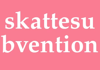 Synonym skattesubvention