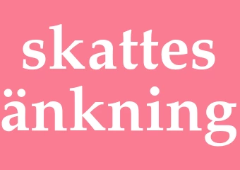 Synonym skattesänkning