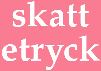 Synonym skattetryck