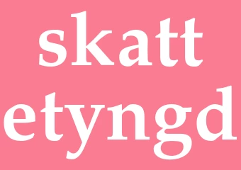 Synonym skattetyngd