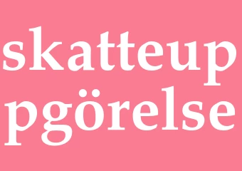 Synonym skatteuppgörelse