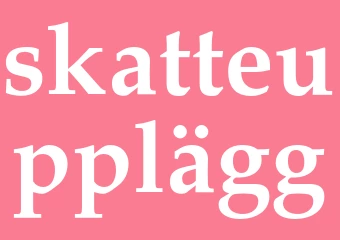 Synonym skatteupplägg
