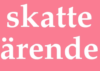Synonym skatteärende