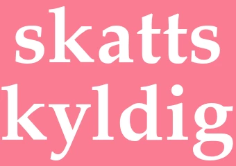 Synonym skattskyldig