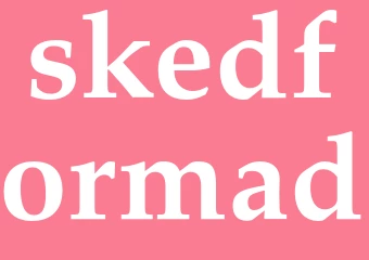 Synonym skedformad